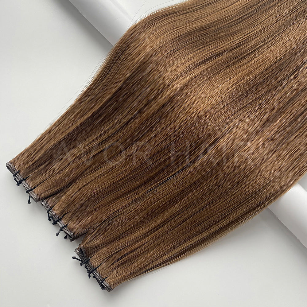 Genius Weft #Natural Medium Brown Color Hair