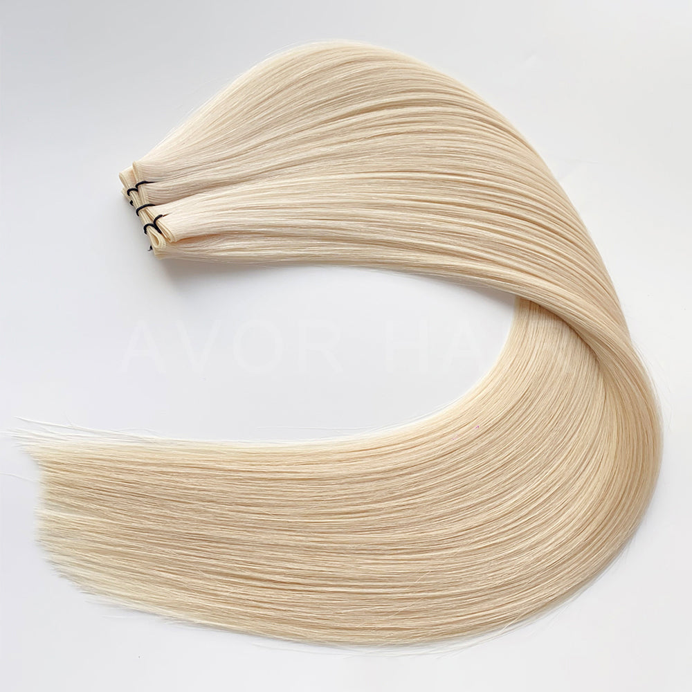 Genius Weft #Natural Light Blonde Color Hair
