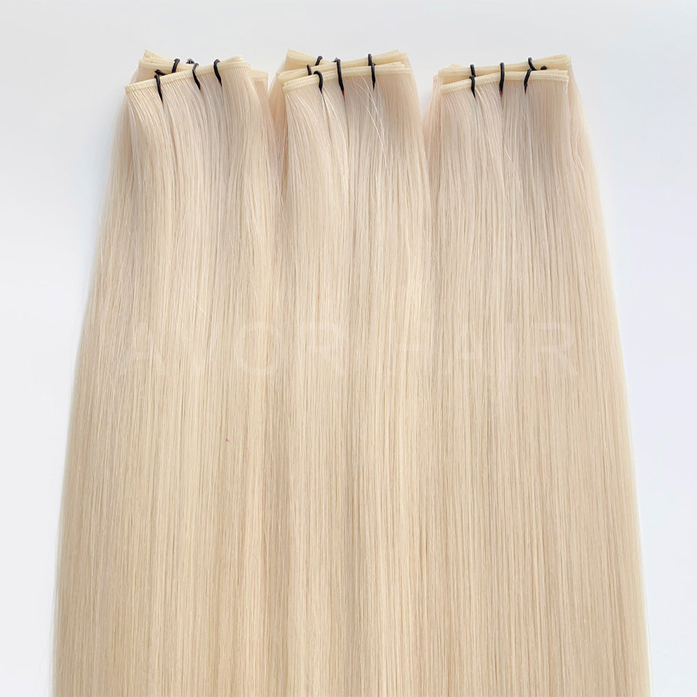 Genius Weft #Natural Light Blonde Color Hair