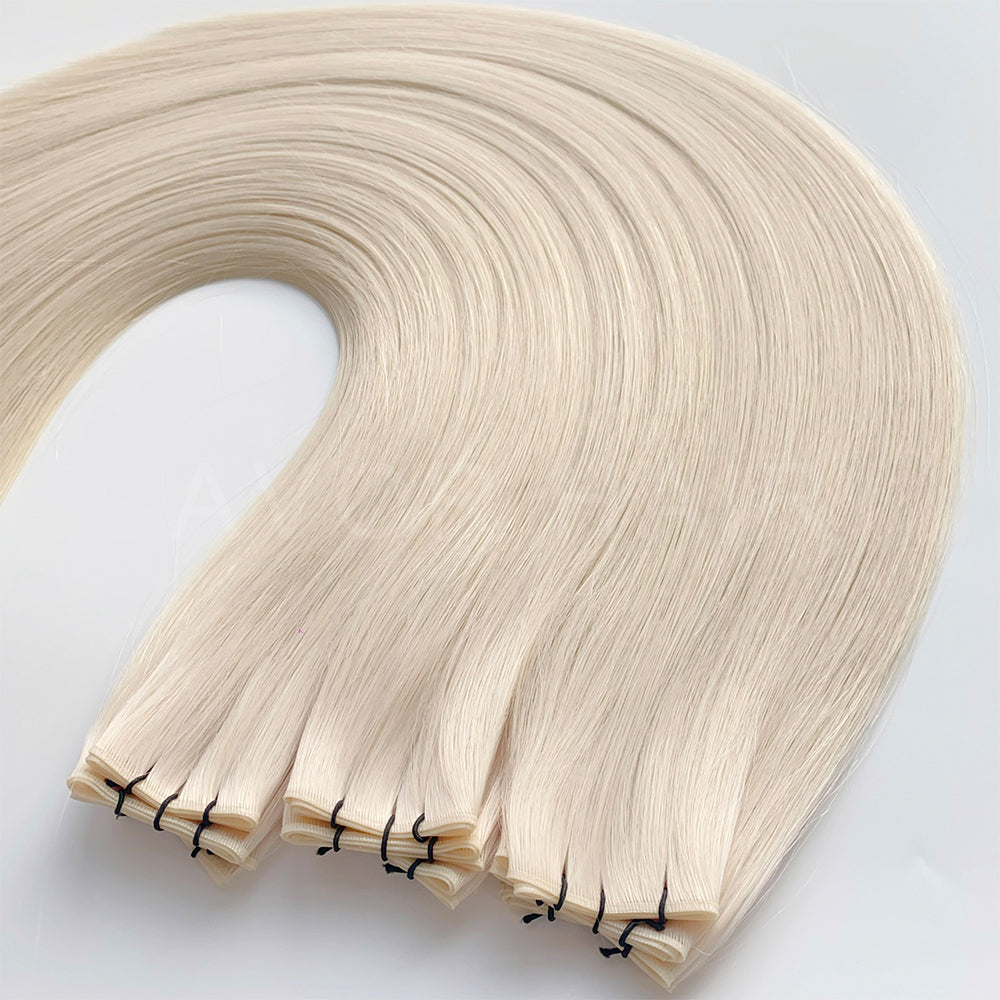 Genius Weft #Natural Light Blonde Color Hair