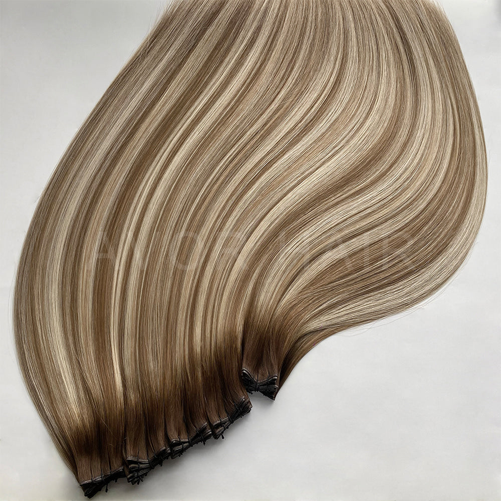 Genius Weft #Balanced Beige Blonde Color Hair