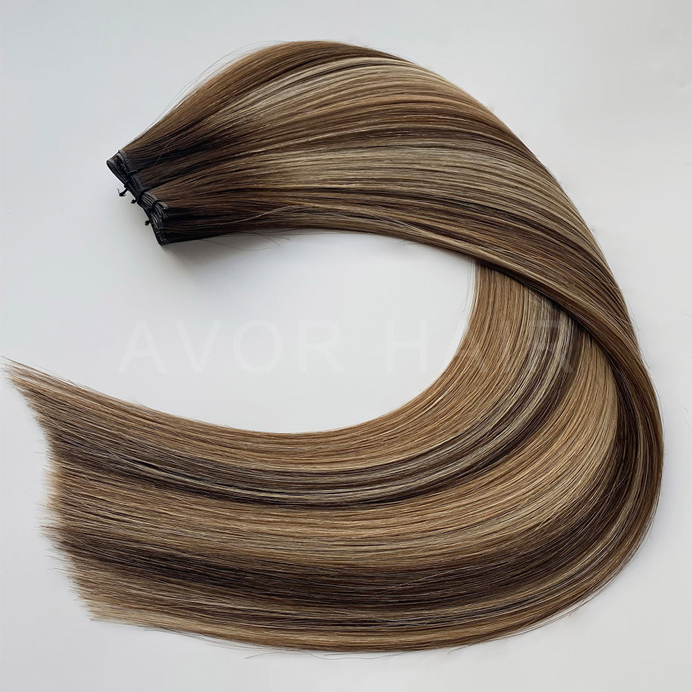 Genius Weft #Smoky Pearl Blonde Color Hair