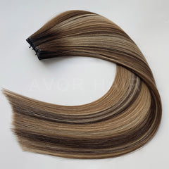 Genius Weft #Smoky Pearl Blonde Color Hair
