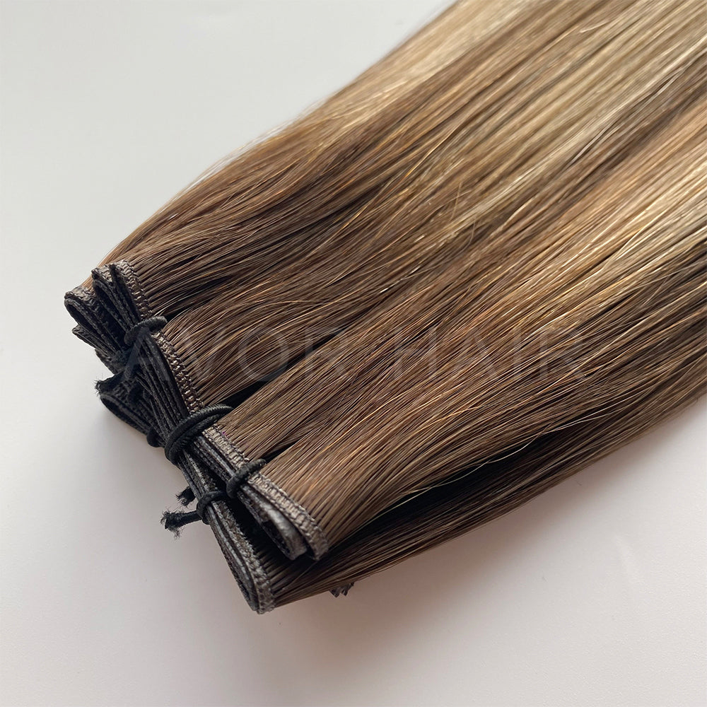 Genius Weft #Smoky Pearl Blonde Color Hair