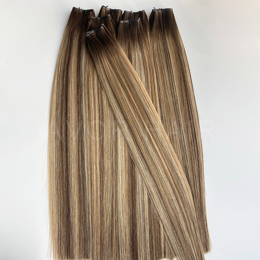 Genius Weft #Smoky Pearl Blonde Color Hair