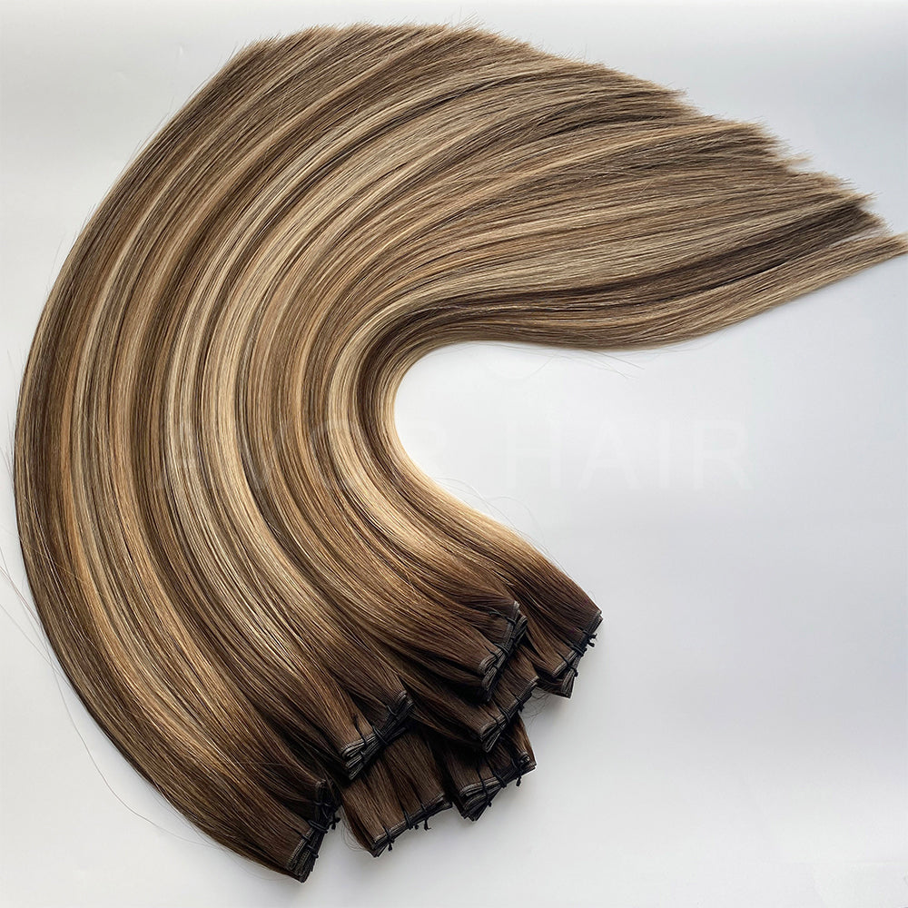 Genius Weft #Smoky Pearl Blonde Color Hair