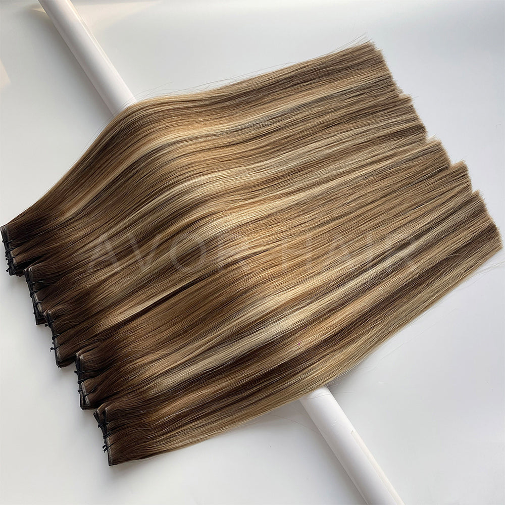 Genius Weft #Smoky Pearl Blonde Color Hair