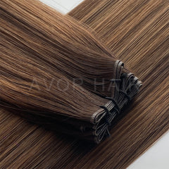Genius Weft #Brown to Blonde Fade Color Hair