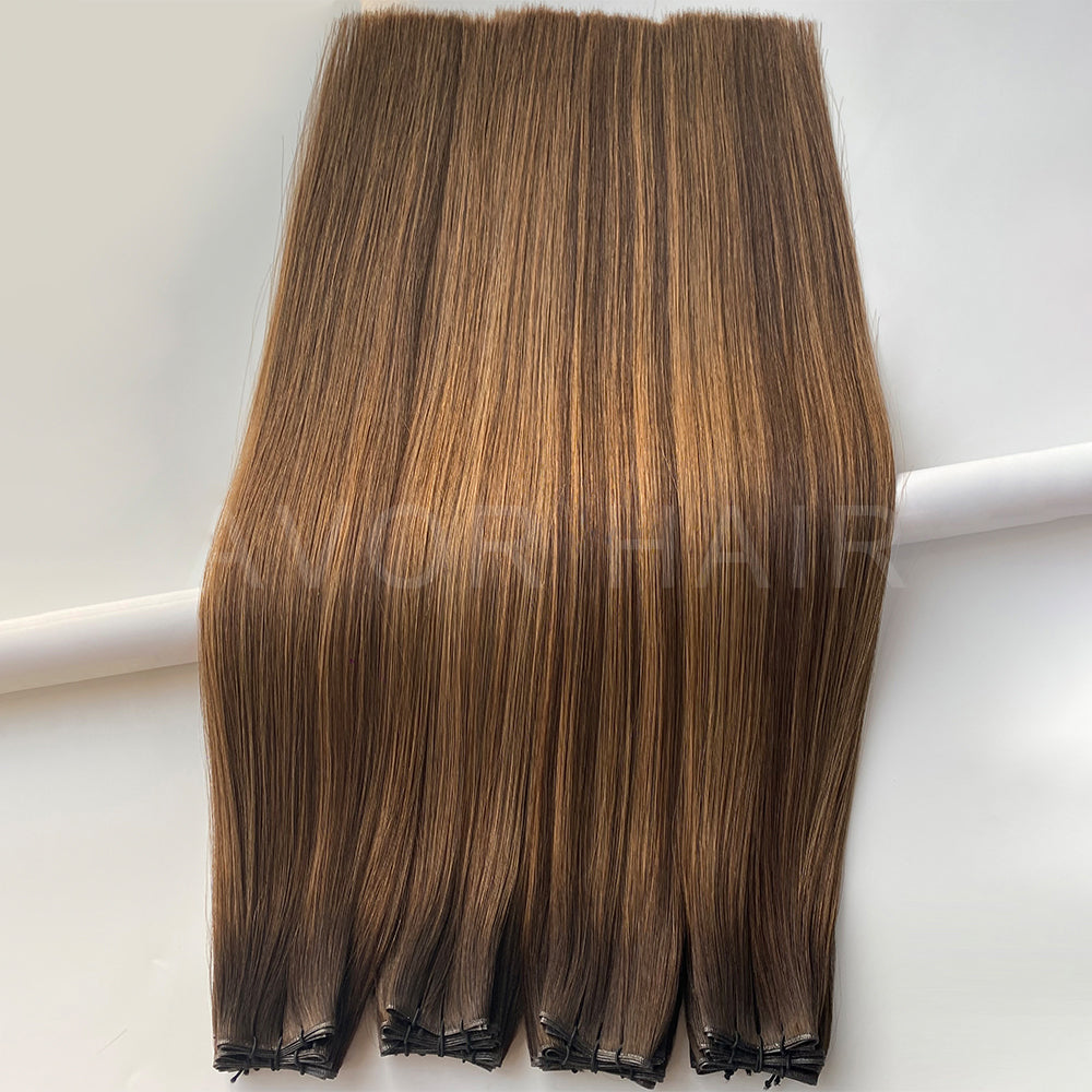 Genius Weft #Brown to Blonde Fade Color Hair