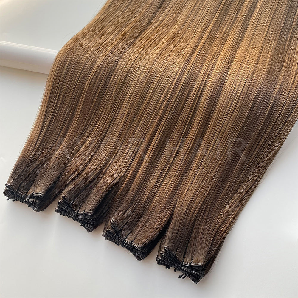 Genius Weft #Brown to Blonde Fade Color Hair