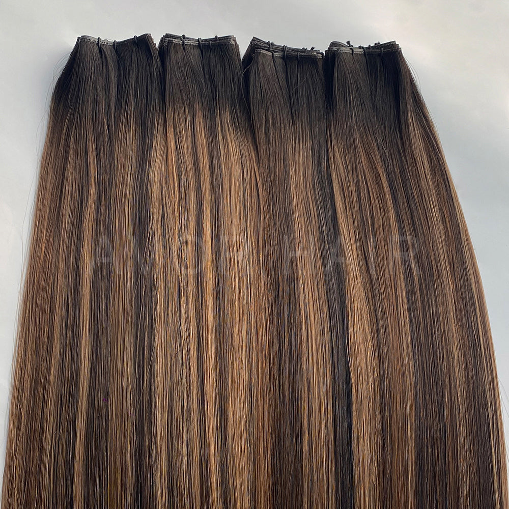 Genius Weft #Dark Base Blonde Blend Color Hair