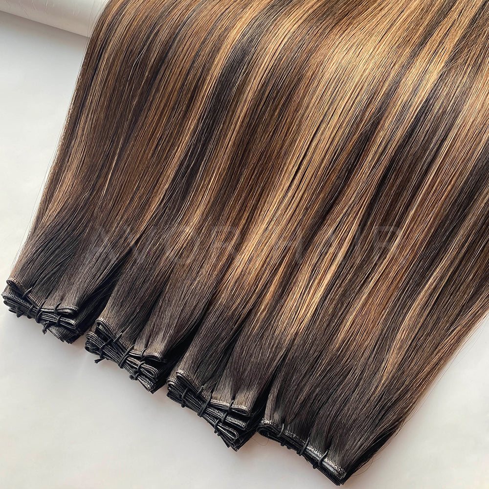 Genius Weft #Dark Base Blonde Blend Color Hair