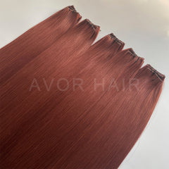 Genius Weft #Natural Copper Tone Color Hair
