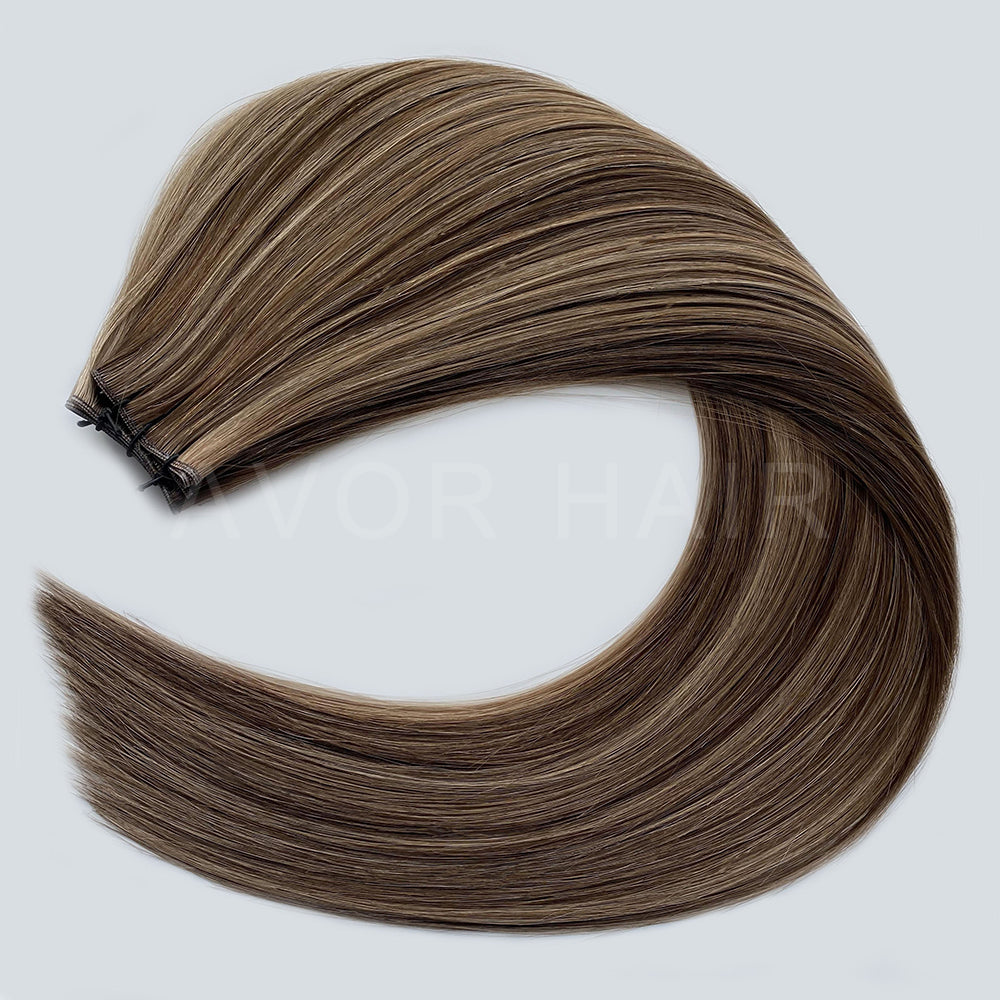 Genius Weft #Ash Cocoa Brown Color Hair
