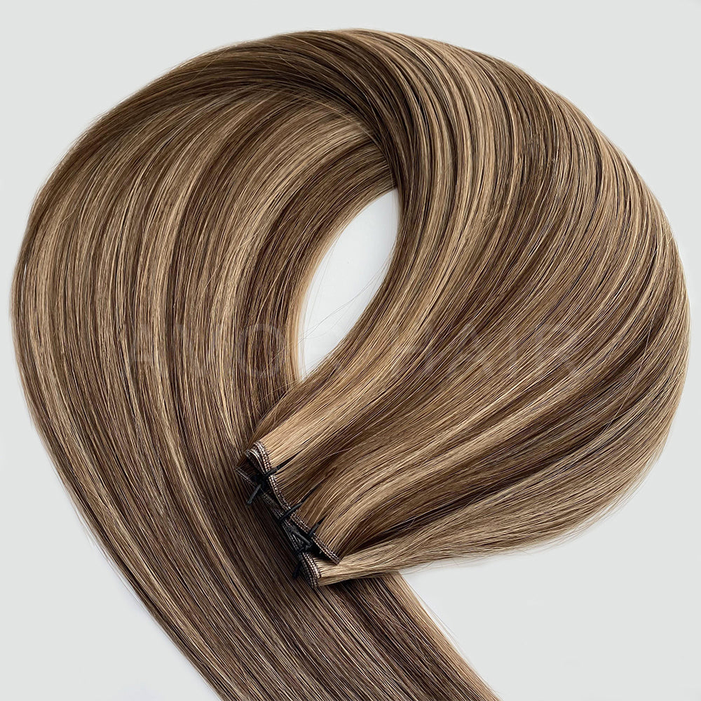 Genius Weft #Ash Cocoa Brown Color Hair