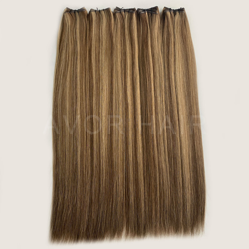 Genius Weft #Ash Cocoa Brown Color Hair