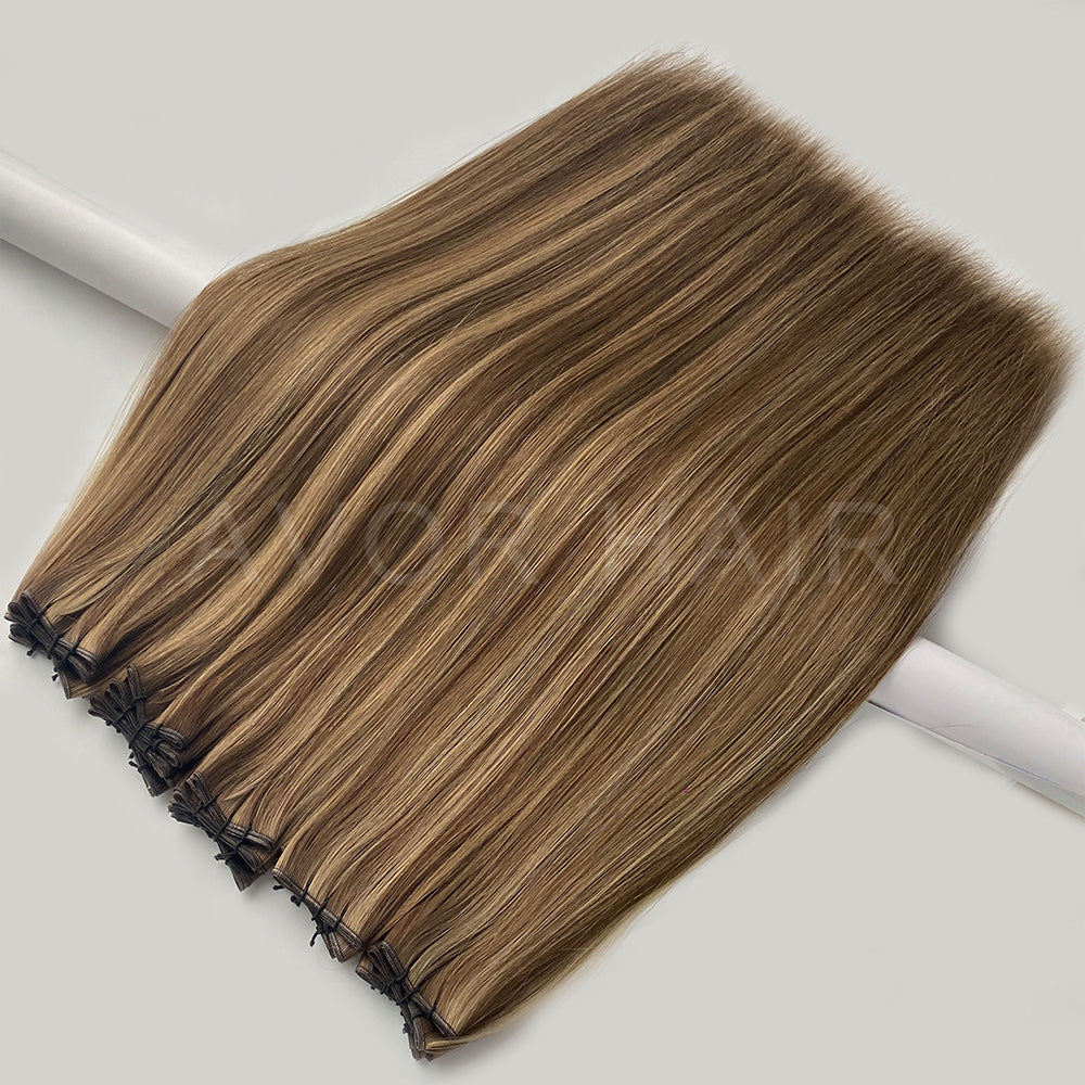 Genius Weft #Ash Cocoa Brown Color Hair
