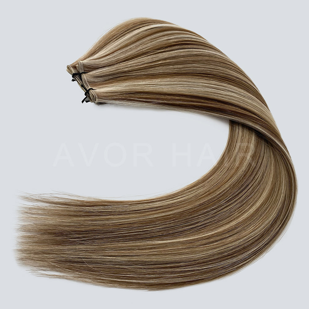 Genius Weft #Warm Chocolate Tone Color Hair