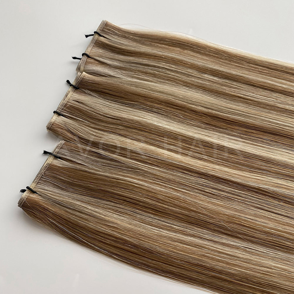 Genius Weft #Warm Chocolate Tone Color Hair