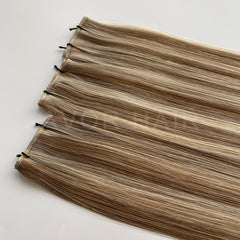 Genius Weft #Warm Chocolate Tone Color Hair
