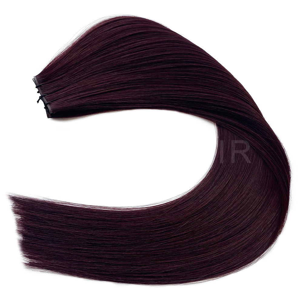 Genius Weft #Soft Auburn Brown Color Hair
