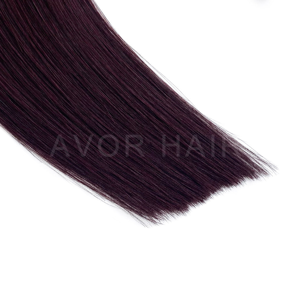 Genius Weft #Soft Auburn Brown Color Hair