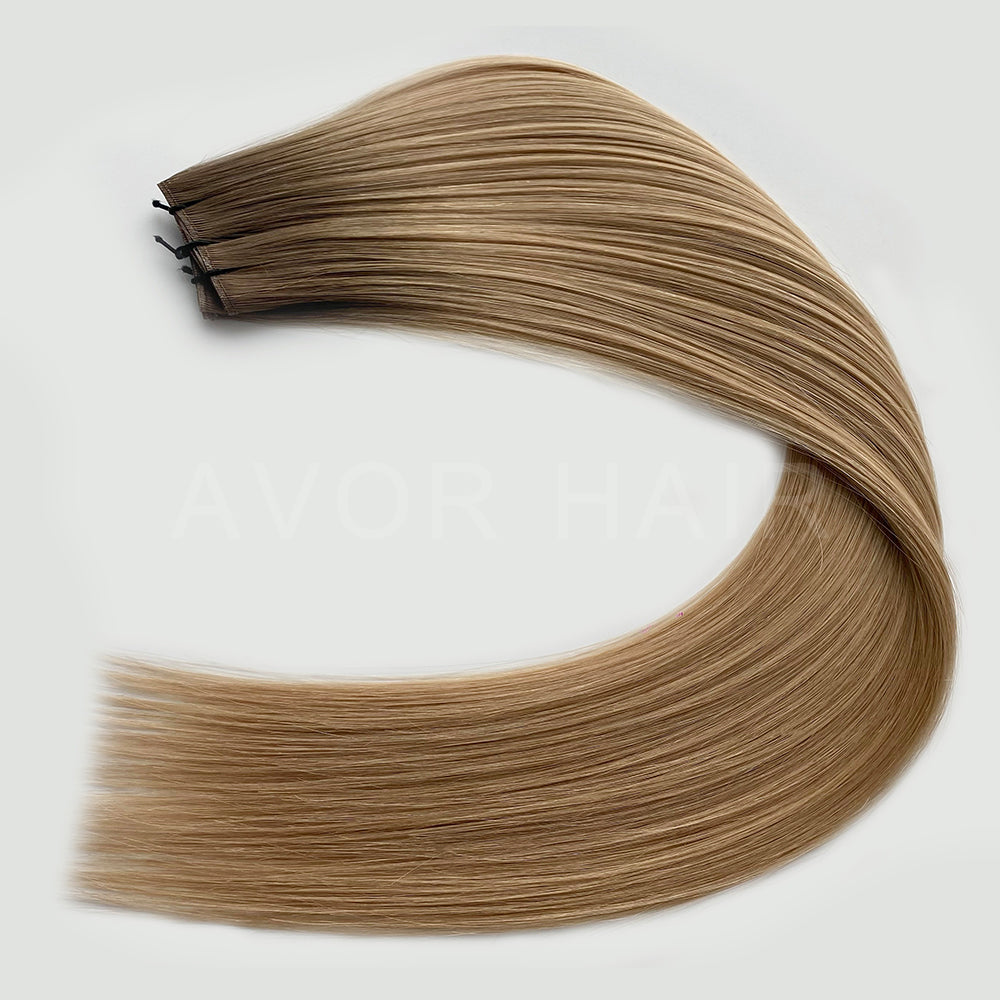 Genius Weft #Beige Blonde Transition Color Hair