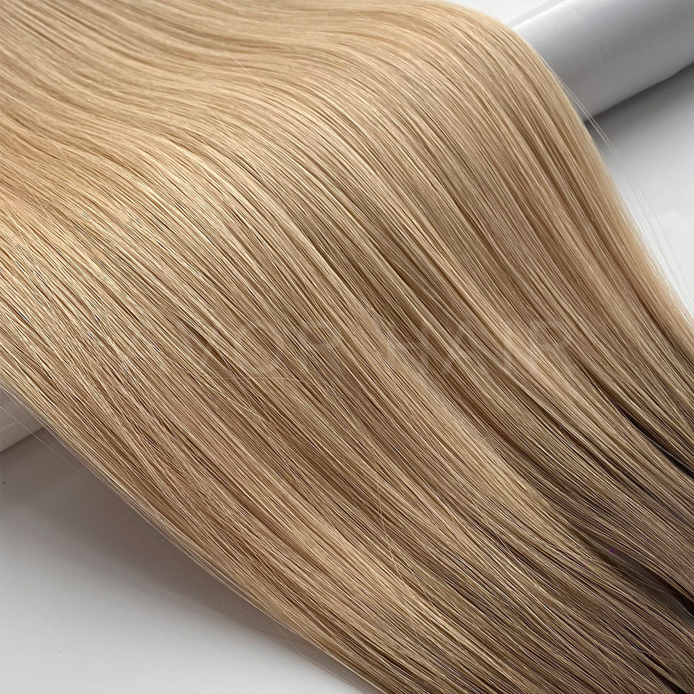Genius Weft #Beige Blonde Transition Color Hair
