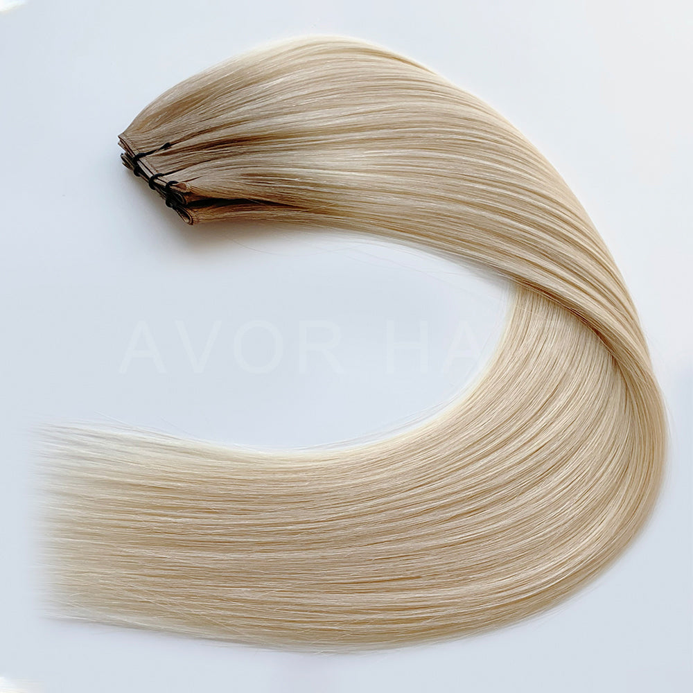 Genius Weft #Ash Blonde Transition Color Hair