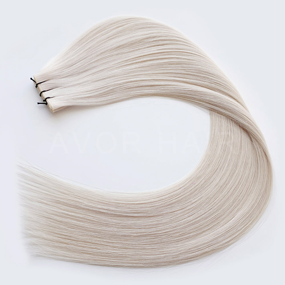 Genius Weft #Clean Platinum Blonde Color Hair