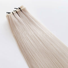 Genius Weft #Clean Platinum Blonde Color Hair