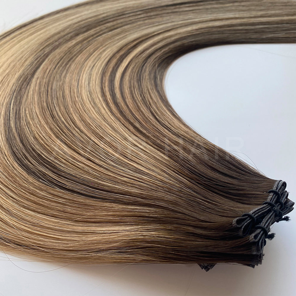 Genius Weft #Chocolate to Blonde Melt Color Hair