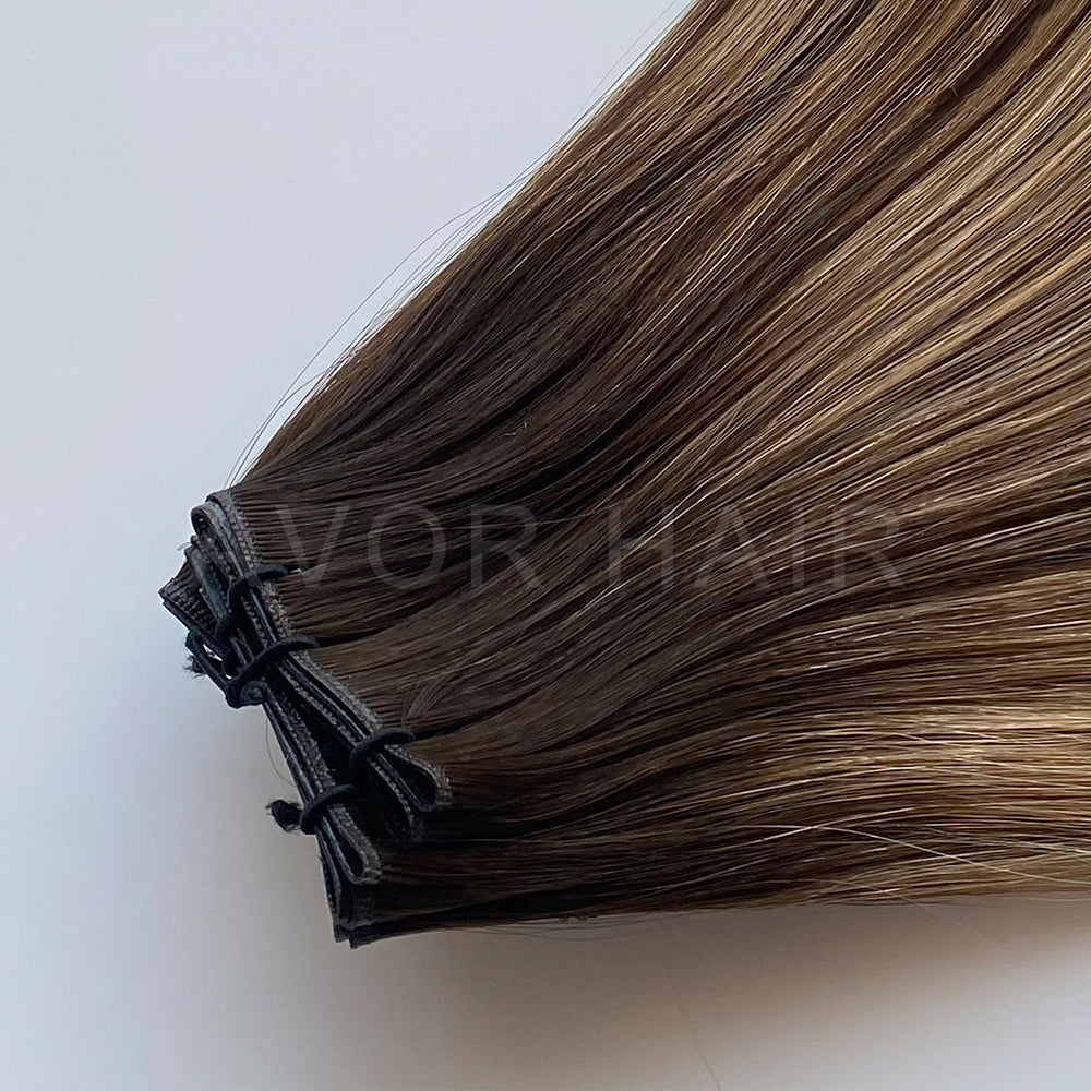 Genius Weft #Chocolate to Blonde Melt Color Hair