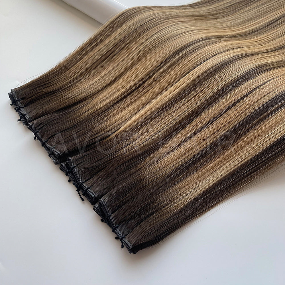 Genius Weft #Chocolate to Blonde Melt Color Hair