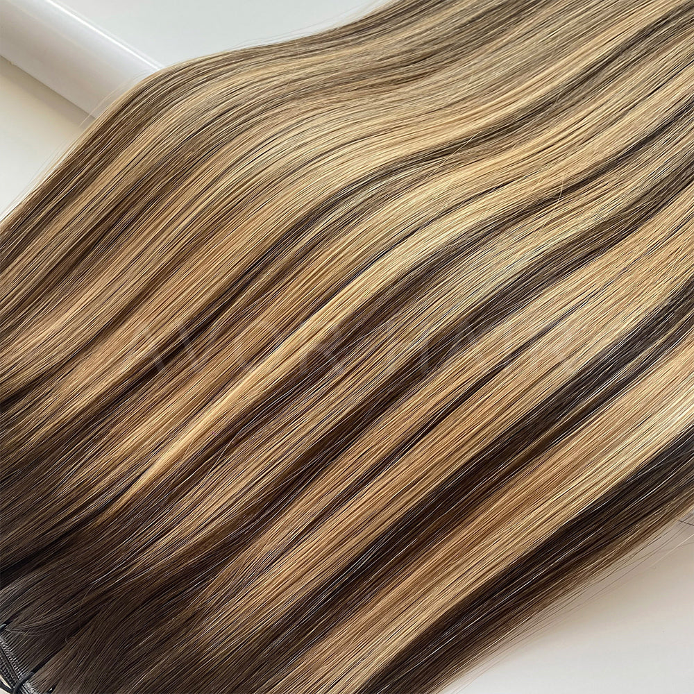 Genius Weft #Chocolate to Blonde Melt Color Hair