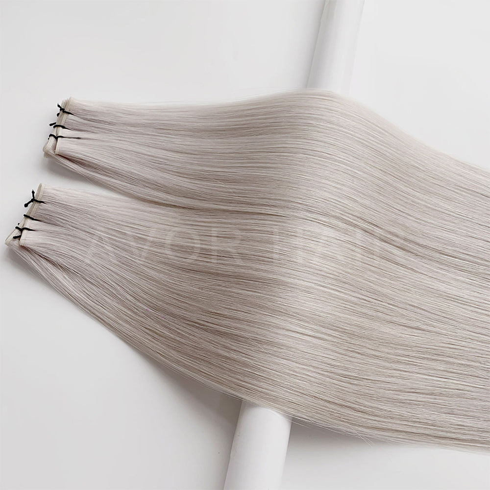 Genius Weft #Cool Ash Blonde Color Hair