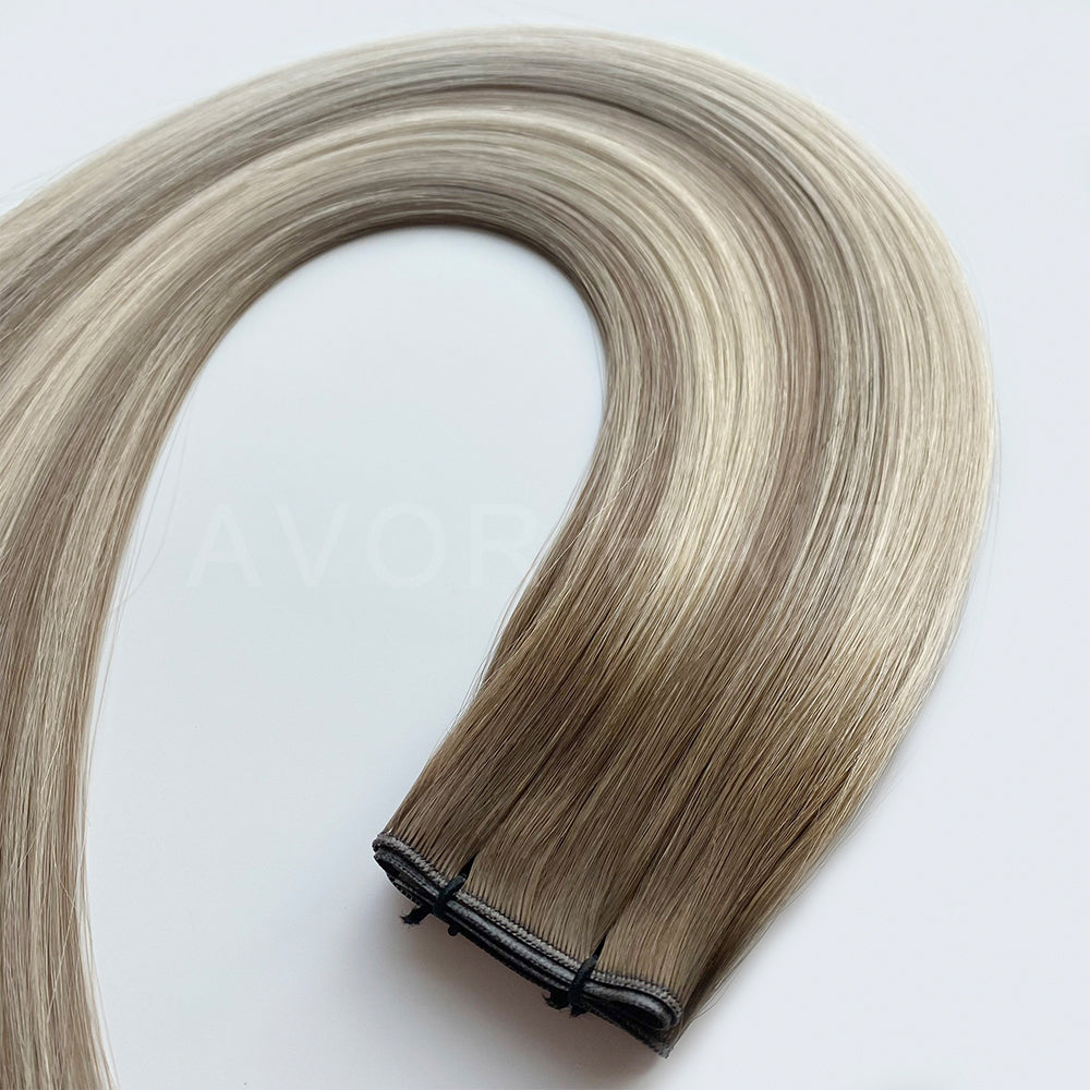Genius Weft #Iced Light Blonde Color Hair
