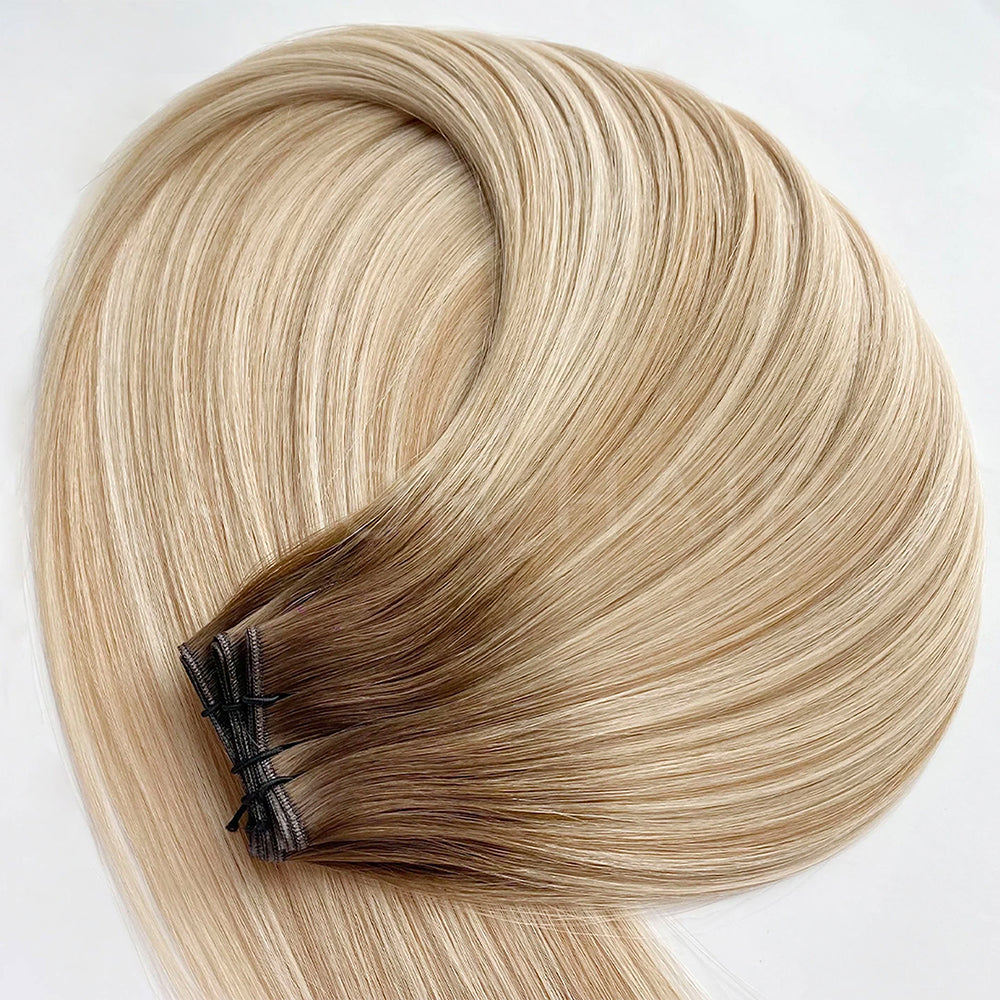 Genius Weft #Soft Hand-Painted Blonde Color Hair