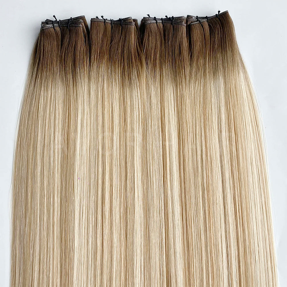 Genius Weft #Soft Hand-Painted Blonde Color Hair